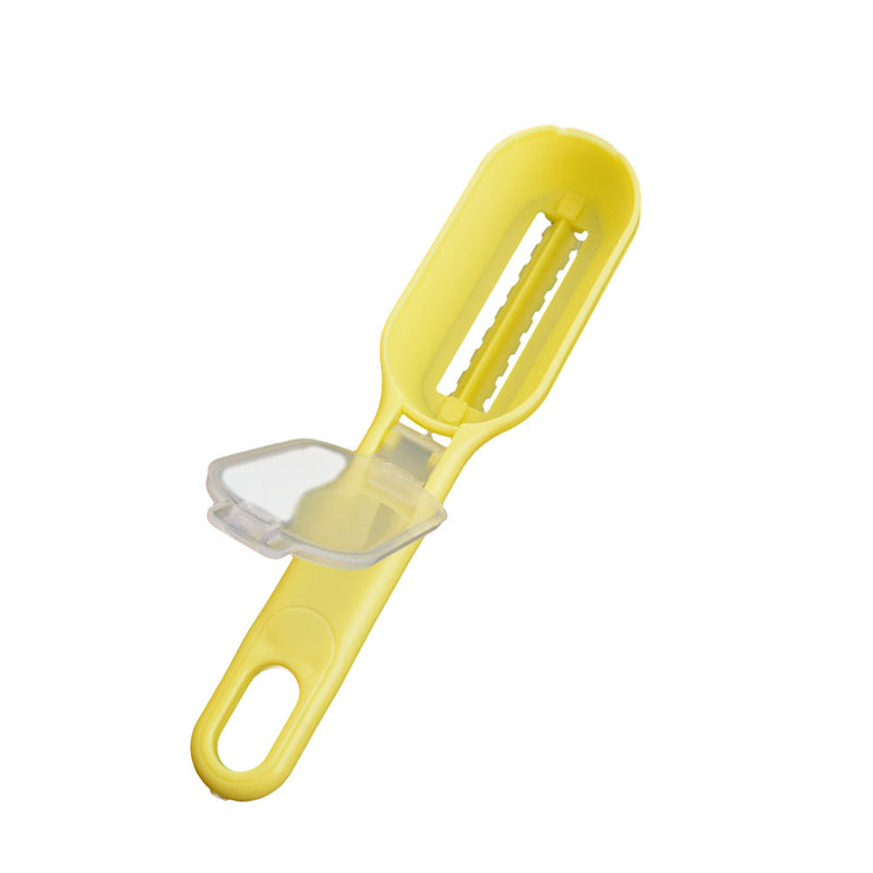 Food-grade ABS Fish Scale Scraper Fish Scaler Remover Skin Scales Innovative Lid Design Kitchen Tool
