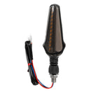 12V Motorcycle Flowing 24 LED Turn Signal Indicator Lights Ameber+White/Red/Blue