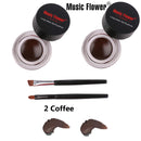 Music Flower Black Waterproof Eyeliner Gel Makeup Cosmetic Gel Eye Liner Lasting