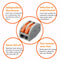 Excellway ET20 10Pcs 2 Pins Spring Lever Terminal Block Electric Cable Wire Connector