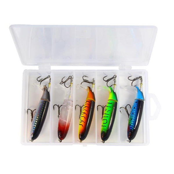 ZANLURE 5 Pcs/Set 100mm Fishing Lure Hard Bait Spinning Jigging Fishing Lure