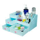 Plastic Desktop Organizer Makeup Organizer Cosmetic Storage Box Stationery Holder Home Decorations