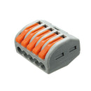 Excellway ET25 15Pcs 2/3/5 Pins Spring Terminals Block Electric Cable Wire Connectors