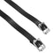 1 Pair Mens Ladies Western Harness Leather Spur Straps Cowboy Horse Buckles Black