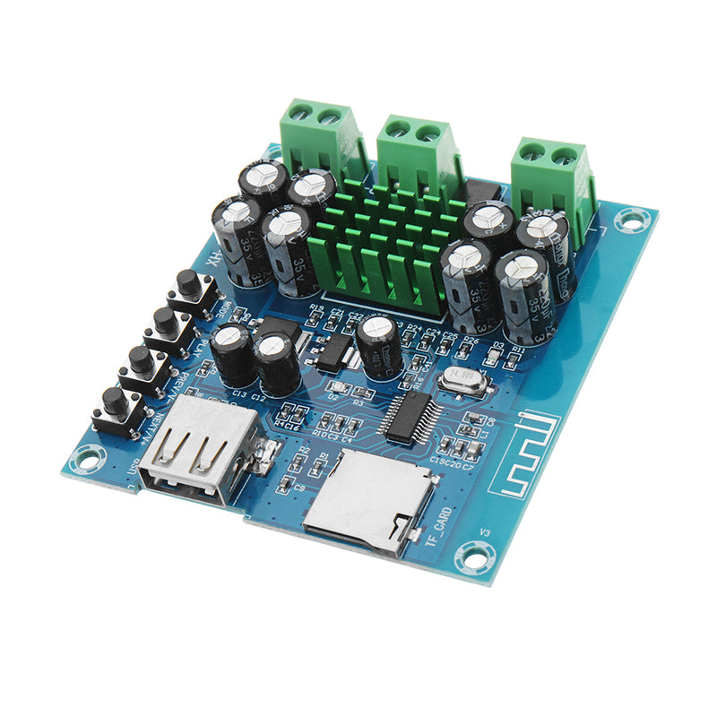 DC 12V To 24V 2X50W XH-M422 bluetooth Power Amplifier Board TPA3116D2 Digital Amplifier