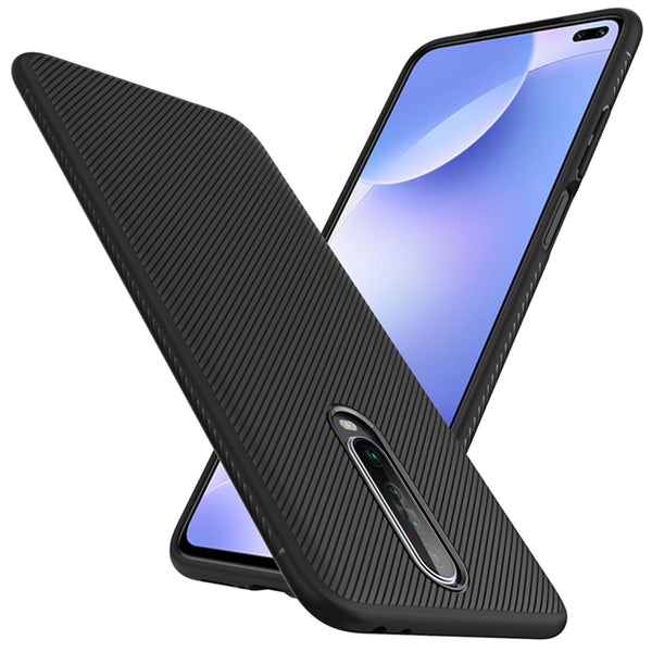 Bakeey Carbon Fiber Texture Slim Soft TPU Shockproof Protective Case for Xiaomi Redmi K30 / Xiaomi Redmi K30 5G