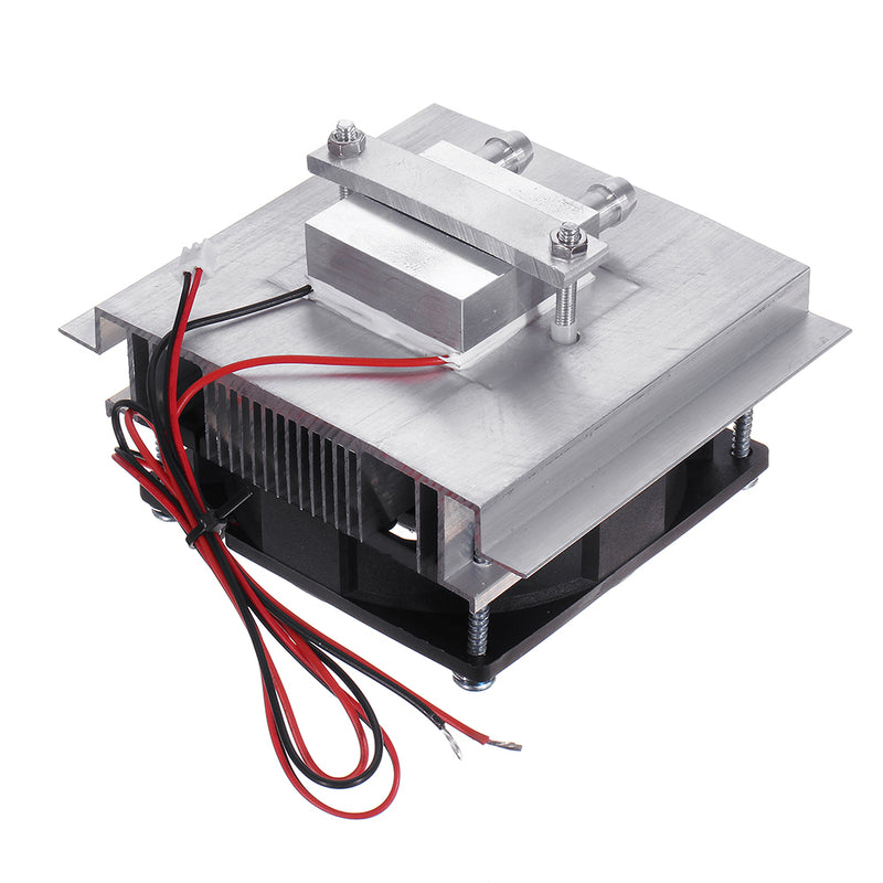 50W DIY Thermoelectric Cooler Cooling System Semiconductor Refrigeration System Kit Heatsink Peltier Cooler for 15L Water