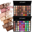 POPFEEL 54 Colors Eye Shadow Shimmer Glitter Waterproof Natural Matte Eyeshadow Palette