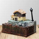 Lighting Glasse's Cabin Pot Craft Ornaments Magic Lantern House Planter Bonsai Decorations