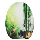 71" x 71" Waterproof Fiber Bathroom Shower Curtain Toilet Cover Non-Slip Rug Mat