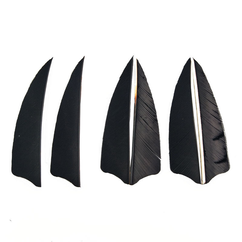 50pcs 4 Inch Arrow Feathers Fletching Left Or Right For Archer Archery Bow Hunting Accessories