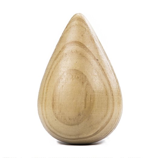 Honana HN-48 Brief Water Drop Shaped Hook Wooden Decorative Wall Mounted Hanger Bedroom