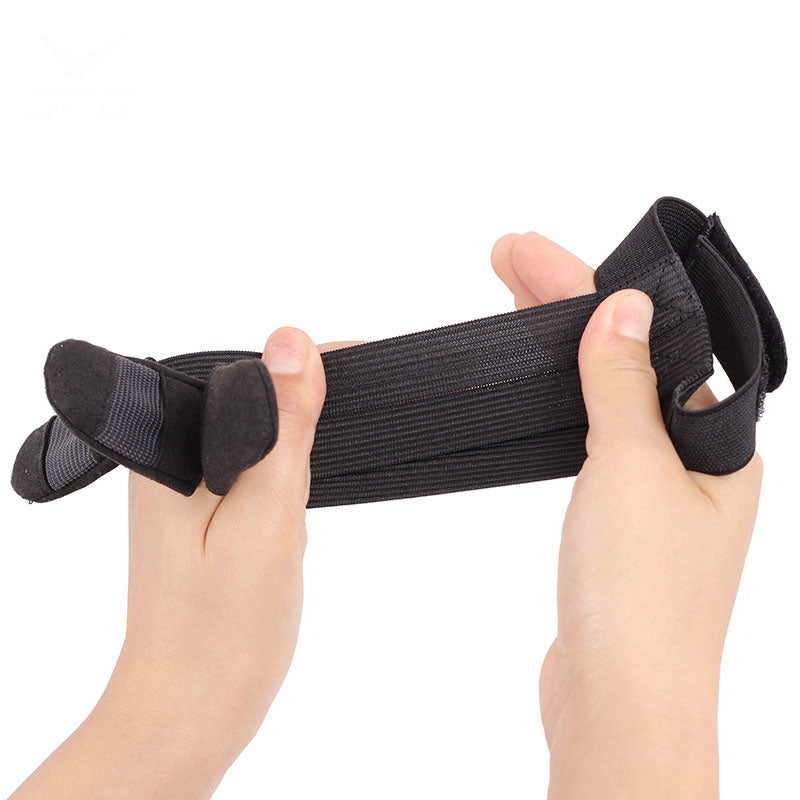 Outdoor Hunting Elastic Finger Gloves Three-Finger Guard Outdoor Hunting Gloves-Black/Grey