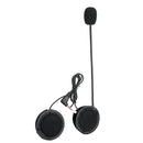 V6/V4 bluetooth Motorcycle Helmet Interphone Intercom Headset Headphone Black