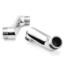2Pcs Claw Foot Bath Tub Shower Faucet Adjustable Adapter Swing Arms 3/4 1/2 Replacement Accessories