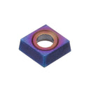 Drillpro 10pcs HRC45 Blue Nano CCMT09T304 VP15TF Carbide Insert for SCLCR/SCLCL Turning Tool Holder