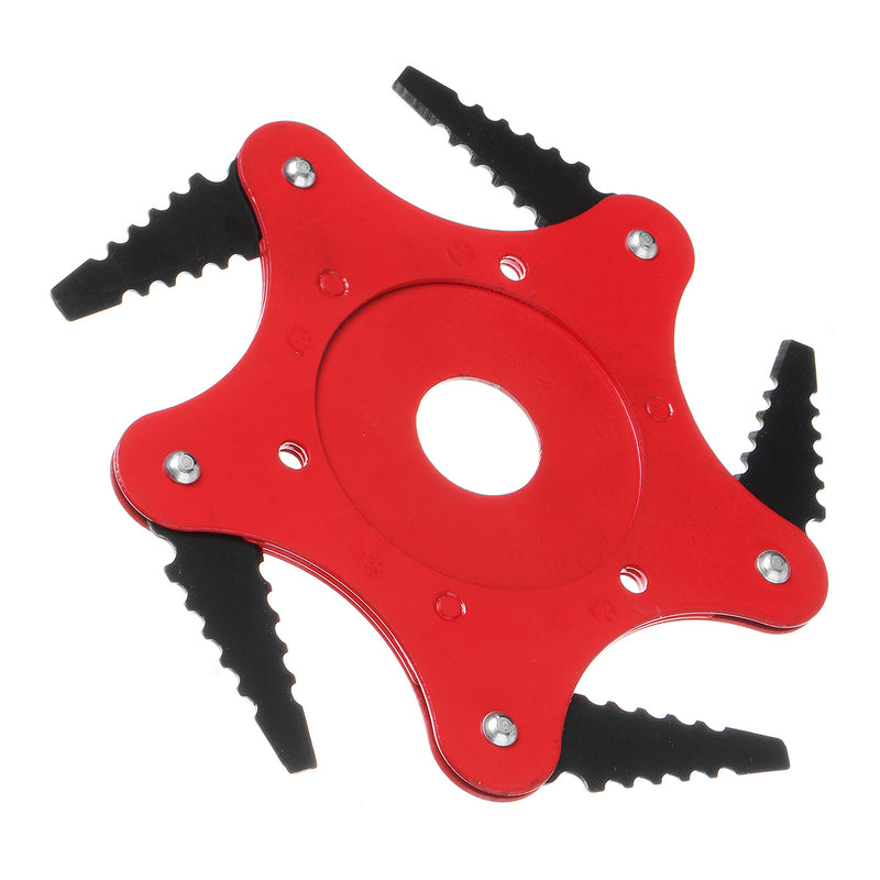Upgrade 65Mn 5 Sawtooth Blade Trimmer Head with Teeth Saw Blade Cutter for Lawnmower