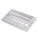 Machifit 0.1-10mm Diameter Measuring Gauge Stainless Steel Drill Bit Bolt Wire Gauge
