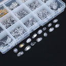 150 Pairs Soft Silicone Glasses Nose Pads Eyeglass Sunglasses Anti Slip Pads Assortment Kit 15 Style