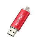 USB Flash Drive Metal Pen Drive Pendrive 32GB 64GB 128GB OTG Colorful External Storage Micro USB Disk Memory Stick Flash Drive