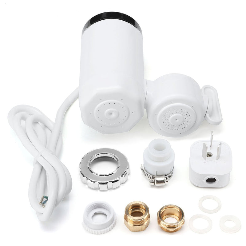 Tankless Electric Water Heater Faucet 3000W Instant Heating LCD Display Tap
