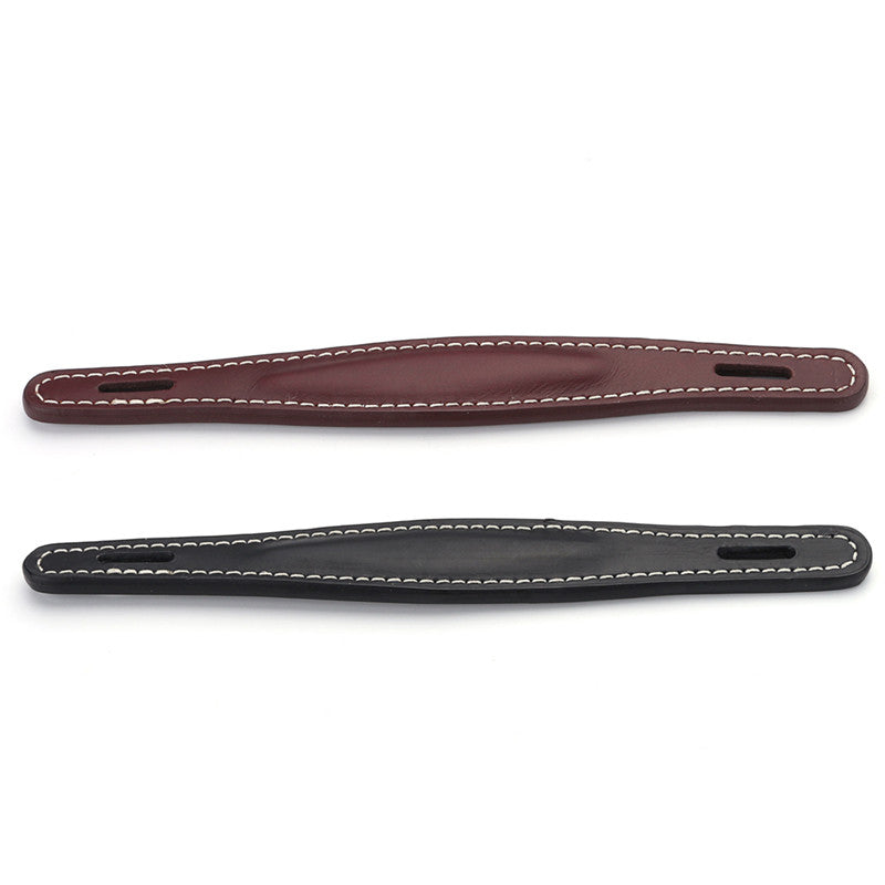 Brown Black Leather Amplifier Handle Raised Center for Fender Amp