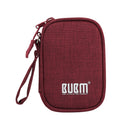 BUBM QYR Single Double Layer Electronics Accessories U Disk Cable Organizer Data Cable Storage Bag