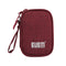 BUBM QYR Single Double Layer Electronics Accessories U Disk Cable Organizer Data Cable Storage Bag