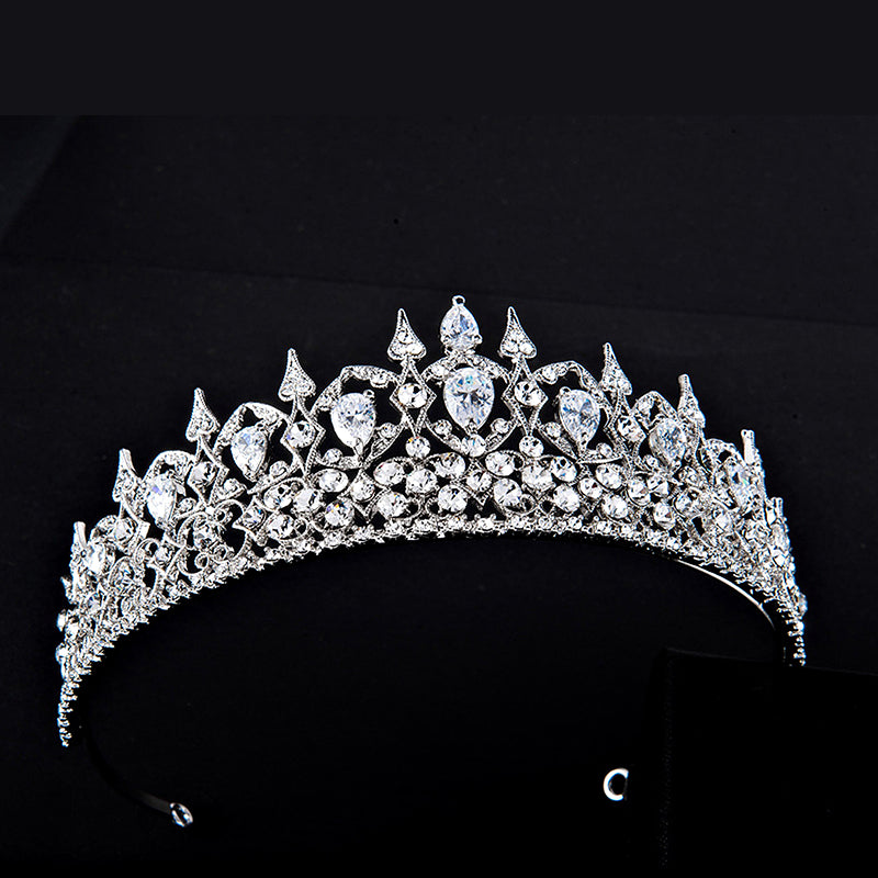 Wedding Prom Jewelry Pageant Crown Headband Crystal Rhinestone Princess Tiara Bridal Headband