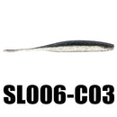 SeaKnight SL006 6pcs/bag 7.7g 125mm/5in Carp Fishing Lure Silicone Soft Worm Baits Lure