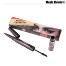Music Flower Waterproof Anti-sweat Eyebrow Pen Dyed Eyebrow Paste Makeup