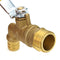 TMOK 1/2" 3/4" 501 Brass Water Faucet Tap Lever Handle Quick Opening with Ball Valve for Hot Water