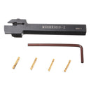 MGEHR 1010-2 10x10x100mm Lathe Turning Tool Holder With 4pcs MGMN200 Inserts