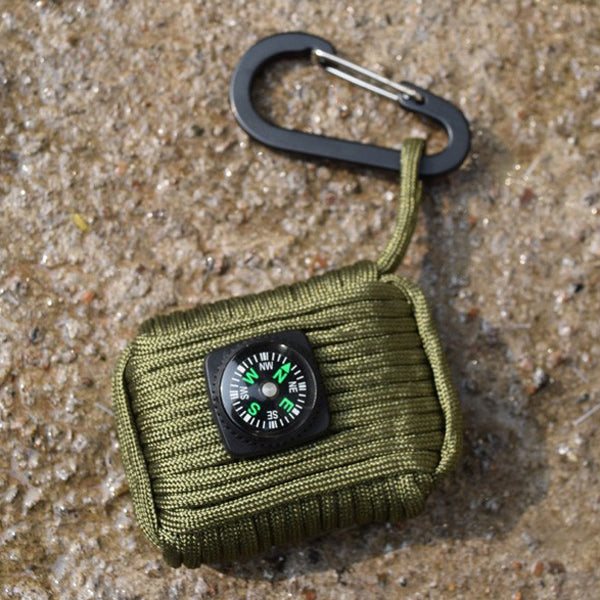 ZANLURE 10 In 1 Multifunctional Outdooors Fishing Paracord 550 Survival Kit Emergency Kit Fish Bag