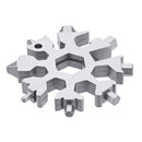 AOTDDOR 18 in 1 Multifunction Snowflakes Screwdriver Multi-tool Portable Keychain Screwdriver Bottl