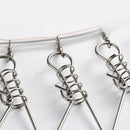 Seaknight 4m 10 Fishing Hook Lock Buckle Stainless Steel Live Fish Lure Lock Fishing Accessories With Handle Storage Bag Ground Nail