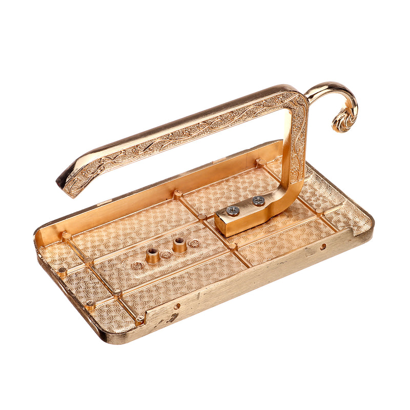 Bathroom Wall Mount Toilet Roll Paper Towel Holder Mobile Phone Storage Shelf