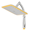 9 Inch Square Angle Bathroom Rainfall Pressurize Wall Mount Top Rainfall Shower Head