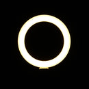 Live Video Dimmable LED Ring Light Photography Adjustable 360 Rotating Fill Light with Phone Clip Selfie Holder Tripod for Beauty Makeup