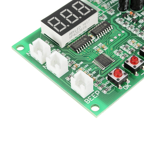 ZHIYU DC 12V 2 Way 3 Wire Fan Smart Temperature Controller With Temperature Speed Digital Display