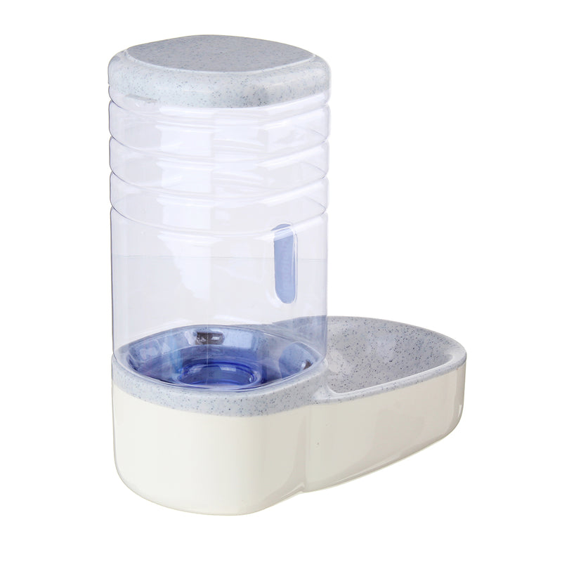 3.8L Automatic Pet Cat Feeder Waterer Food Dispenser Dog Cat Dish Bowl