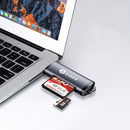 Biaze A21 2-in-1 Card Reader with TF + SD Card Slots for Camera Driving Recorder Security Monitoring TF / SD Memory Card