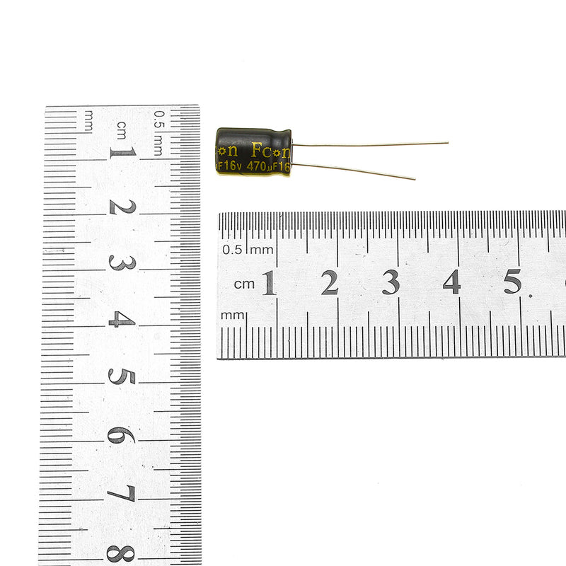 470uF 16V 105C Radial Electrolytic Capacitor Component 8 x 11 mm