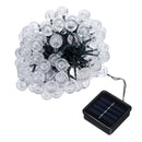 Solar Powered 12M 100 LED Crystal Ball String Fairy Light for Garden Christmas Outdoor Decor