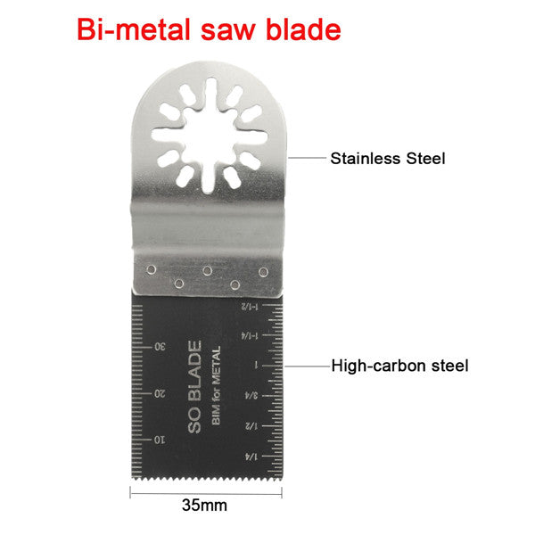 5pcs 35mm Bi-metal Blades Oscillating Multitool Saw Blades