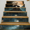 Miico LT006 Halloween Sticker Wall Stair Sticker Removalbe Floor-Stairkers Waterproof Stickers
