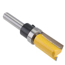 3pcs 1/4 Inch Shank Top Bearing Flush Trim Pattern Router Bit Set 1/2 Inch Milling Cutter