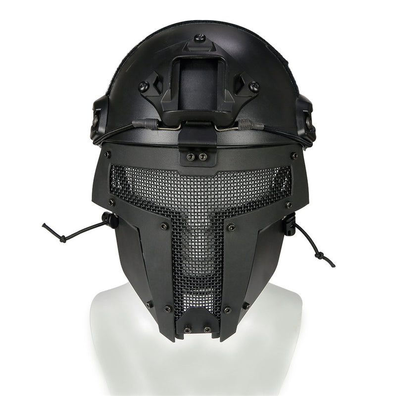 WoSporT MA-96 Outdoor Iron Warrior Hunting Tactical Face Mask Steel Mesh