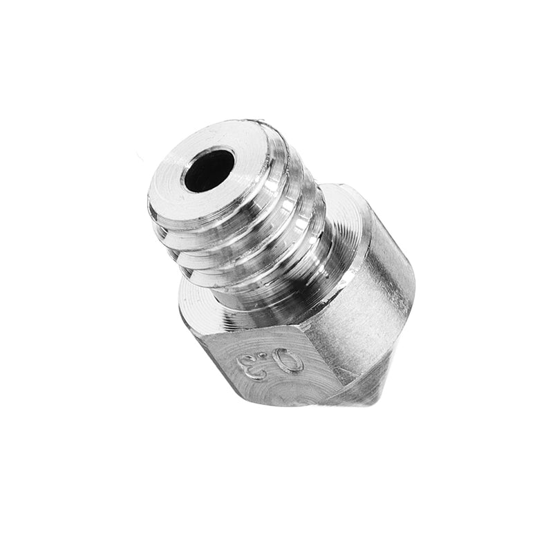 3pcs 0.3mm MK8 TC4 Titanium Alloy M6 Thread Nozzle For 3D Printer