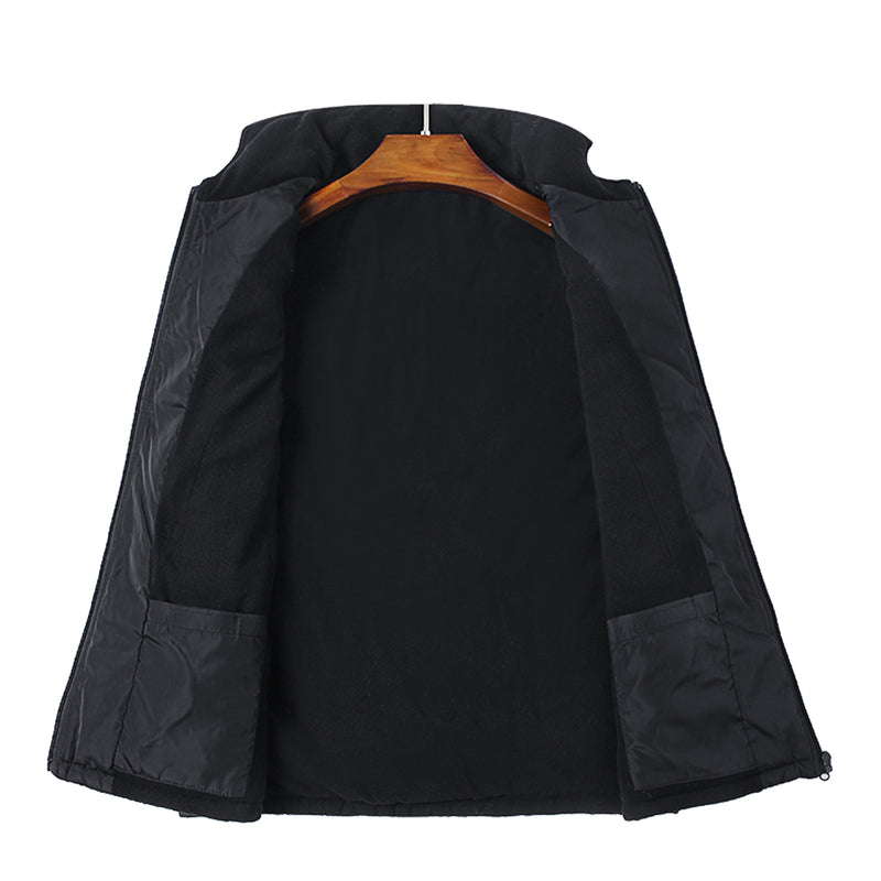 Dual Control Electric Vest Heated Outdoor Jacket USB Warm Up Heating Pad Winter Body Warmer